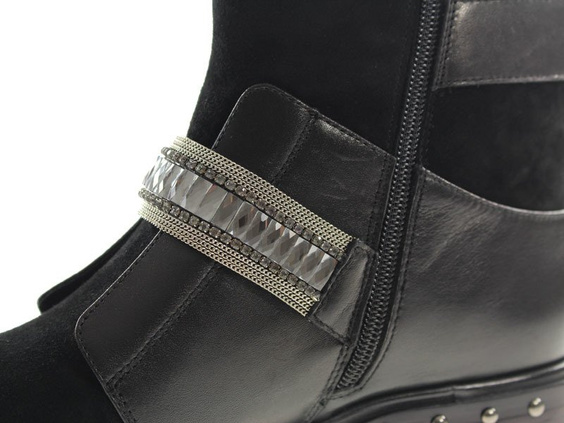 Botki Scaviola P-18/BLACK