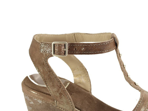 Sandały Khrio 181K2700PKVEQ/TAUPE
